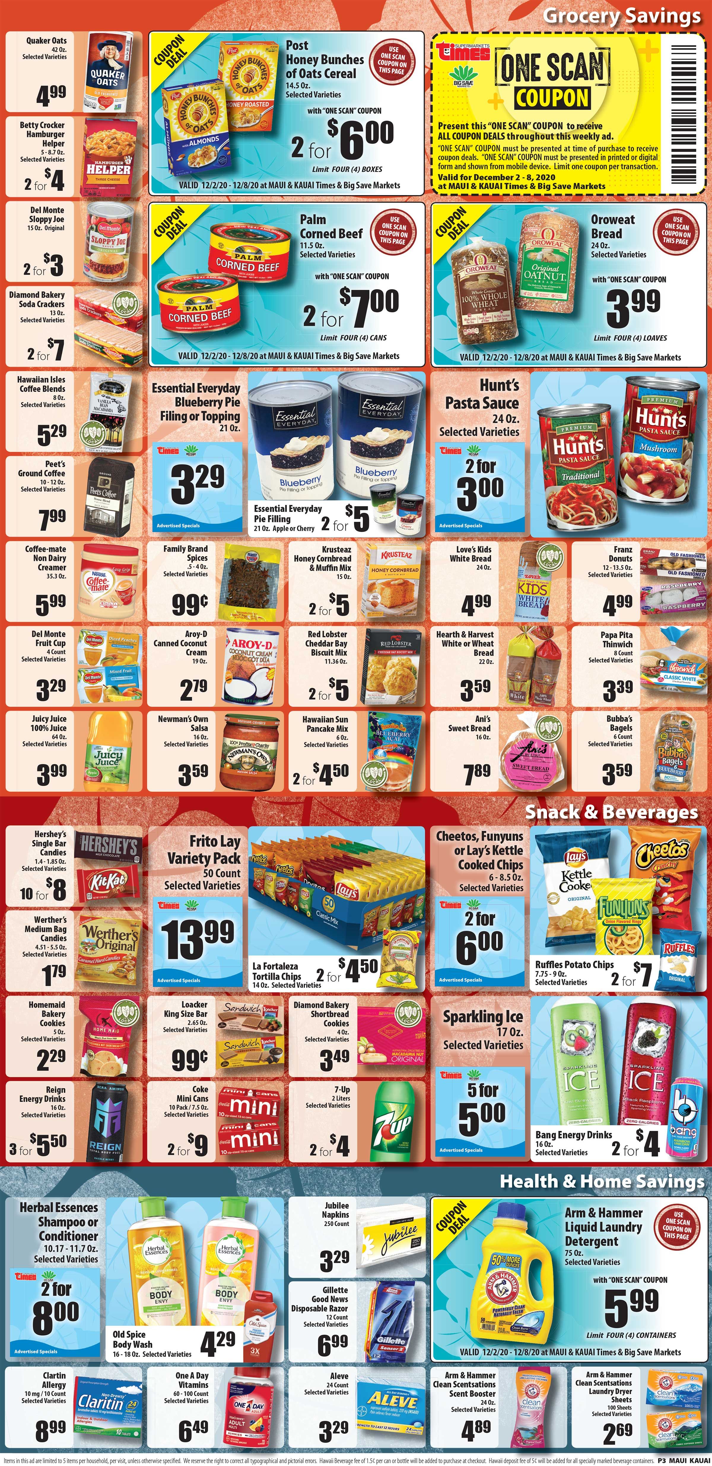 Times Supermarkets Weekly Ad Flyer December 2 to December 8, 2020