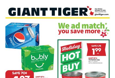 Giant Tiger (West) Flyer December 2 to 8