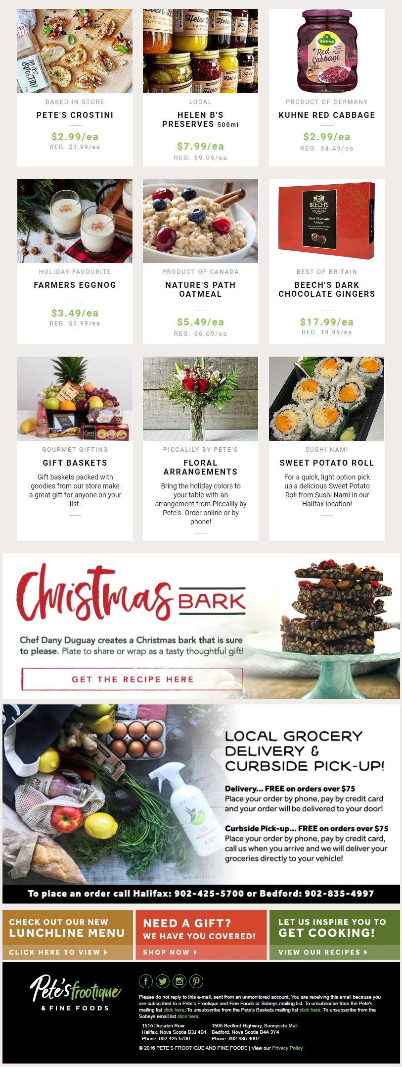 Pete's Fine Foods Flyer December 3 to 9