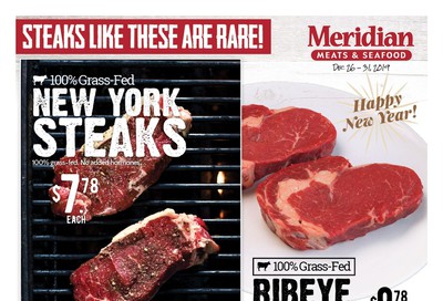 Meridian Meats and Seafood Flyer December 26 to 31