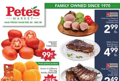 Pete's Fresh Market (IL) Weekly Ad Flyer December 2 to December 8