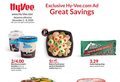 Hy-Vee (IA, IL, KS, MN, MO, NE, SD, WI) Weekly Ad Flyer December 2 to December 8