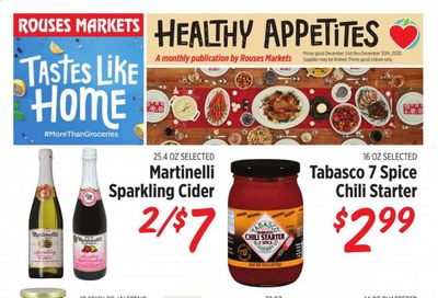 Rouses Markets (AL, LA, MS) Weekly Ad Flyer December 2 to December 30