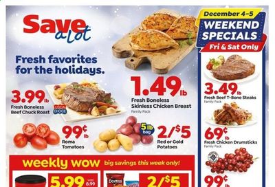 Save a Lot Weekly Ad Flyer December 2 to December 8