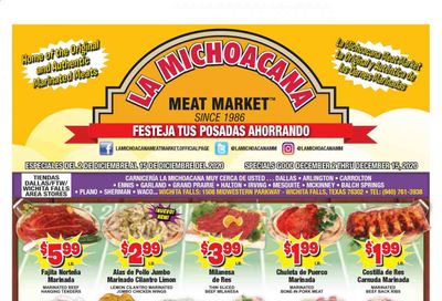 La Michoacana Meat Market (OK, TX) Weekly Ad Flyer December 2 to December 15