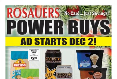 Rosauers Weekly Ad Flyer December 2 to December 29