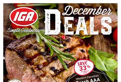 IGA Stores of BC Flyer December 4 to 10