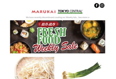 Marukai Weekly Ad Flyer December 3 to December 9, 2020