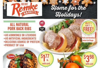 Remke Markets Holiday Weekly Ad Flyer December 3 to December 9, 2020