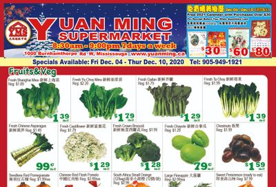 Yuan Ming Supermarket Flyer December 4 to 10