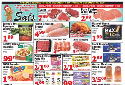 Sal's Grocery Flyer December 4 to 10