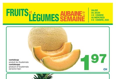 Wholesale Club (QC) Produce Deal of the Week Flyer December 3 to 9