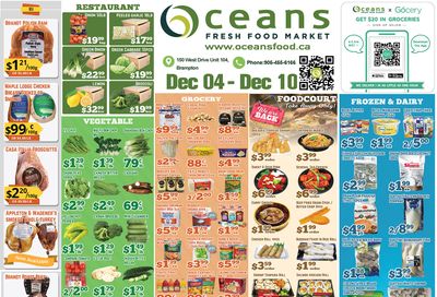 Oceans Fresh Food Market (Brampton) Flyer December 4 to 10