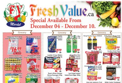 Fresh Value Flyer December 4 to 10