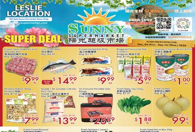 Sunny Supermarket (Leslie) Flyer December 4 to 10