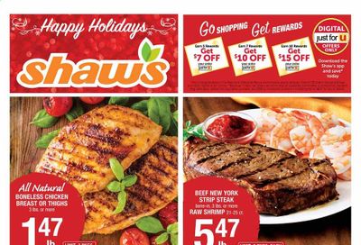 Shaw’s (MA, ME, NH, RI, VT) Weekly Ad Flyer December 4 to December 10