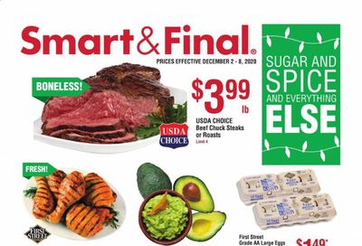 Smart & Final (AZ, CA, NV) Weekly Ad Flyer December 2 to December 8