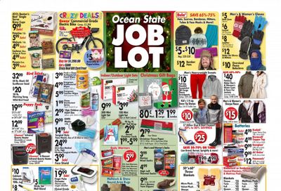 Ocean State Job Lot Weekly Ad Flyer December 3 to December 9
