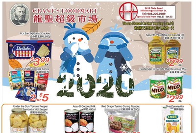 Grant's Food Mart Flyer December 27 to January 2