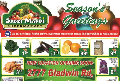 Sabzi Mandi Supermarket Flyer December 4 to 9