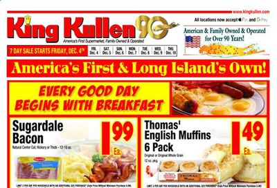 King Kullen Weekly Ad Flyer December 4 to December 10