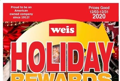 Weis Weekly Ad Flyer December 3 to December 31