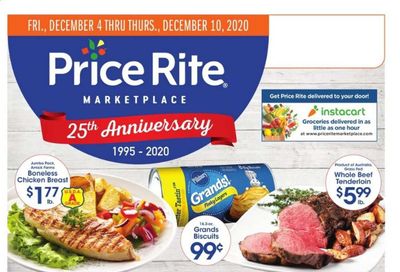 Price Rite (CT, MA, MD, NH, NJ, NY, PA, RI) Weekly Ad Flyer December 4 to December 10