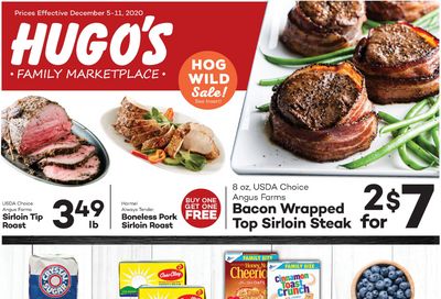 Hugo's Family Marketplace Holiday Weekly Ad Flyer December 5 to December 11, 2020