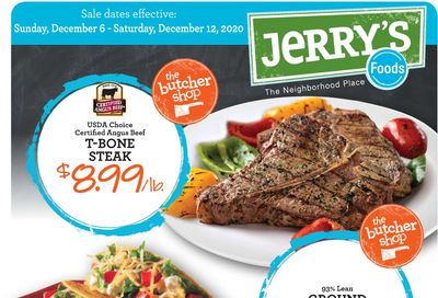 Jerry's Foods Holiday Weekly Ad Flyer December 6 to December 12, 2020