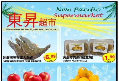 New Pacific Supermarket Flyer December 27 to 30