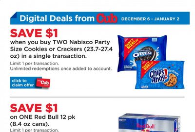 Cub Foods Weekly Ad Flyer December 6 to January 2