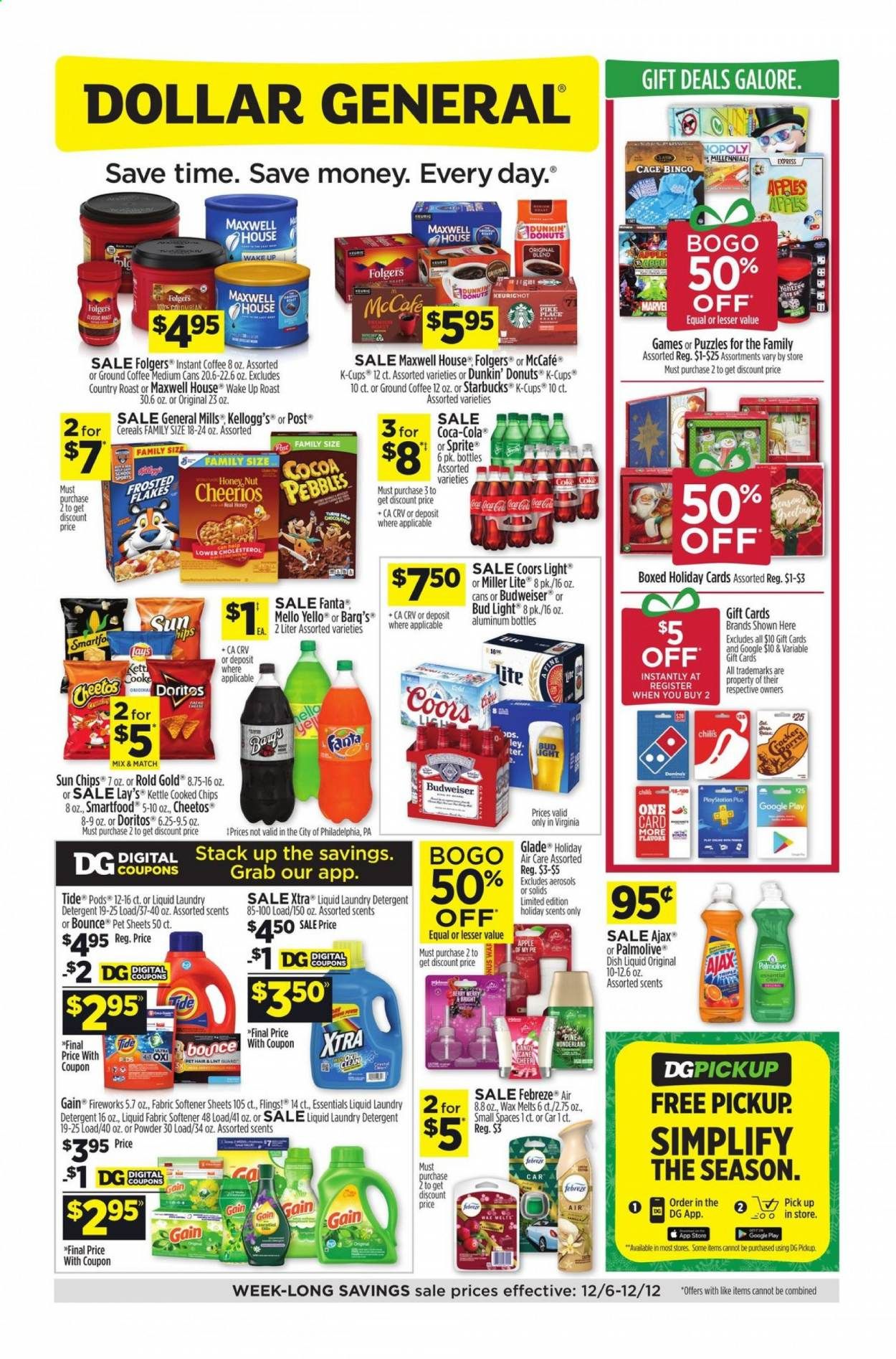 Dollar General (VA) Weekly Ad Flyer December 6 to December 12