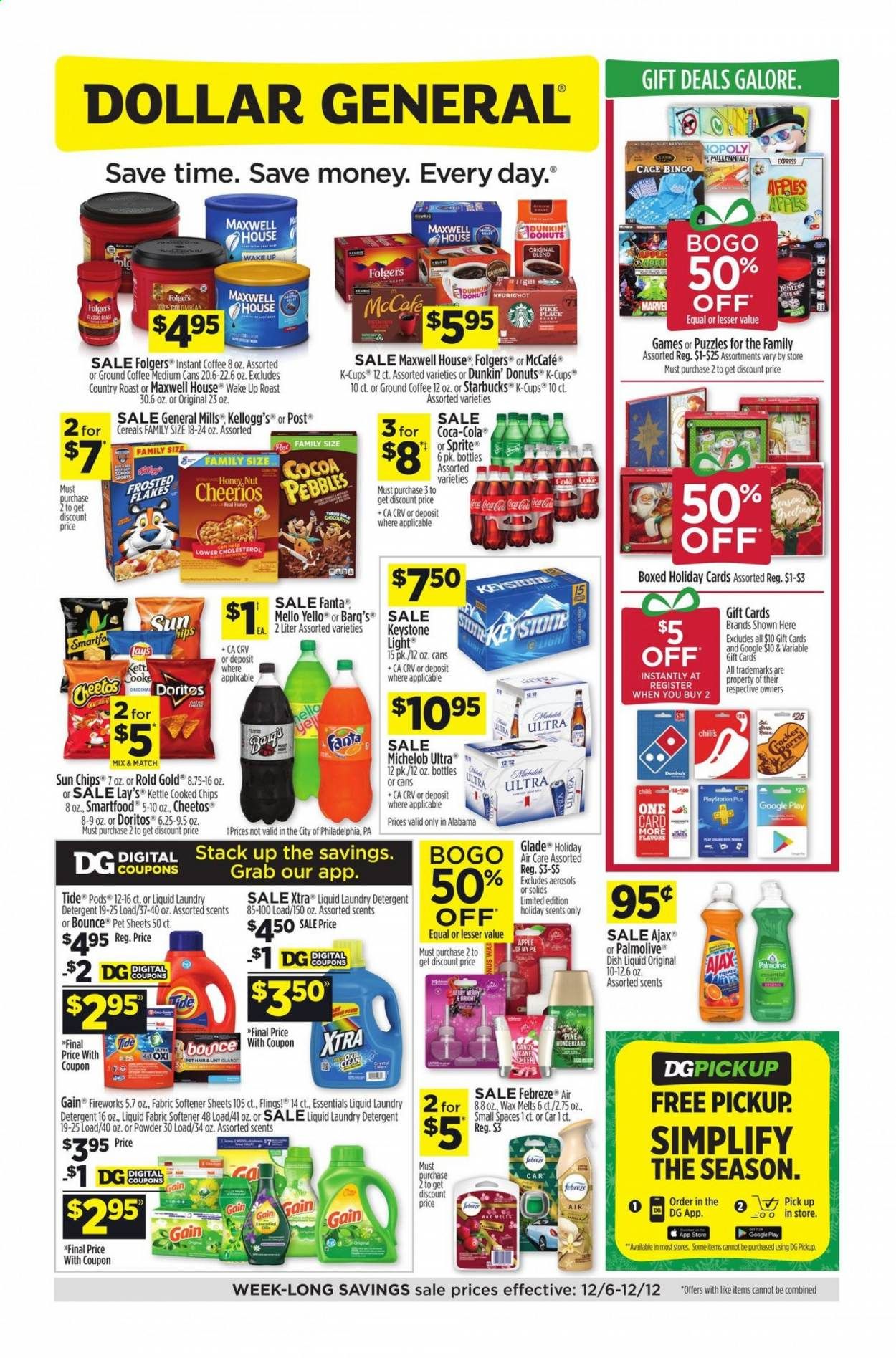Dollar General (AL) Weekly Ad Flyer December 6 to December 12