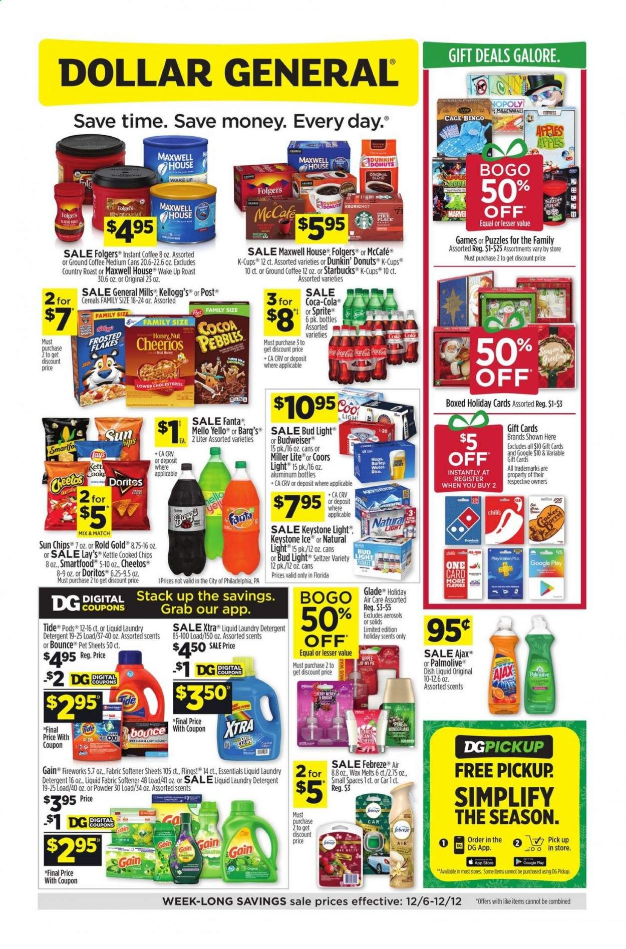 Dollar General (FL) Weekly Ad Flyer December 6 to December 12