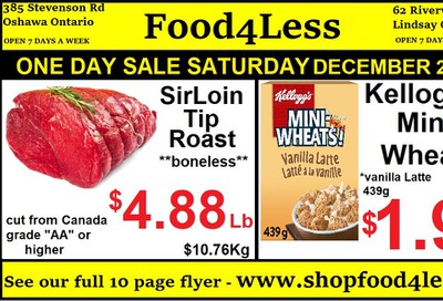 Food 4 Less Flyer December 27 to January 2