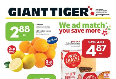 Giant Tiger (ON) Flyer December 9 to 15