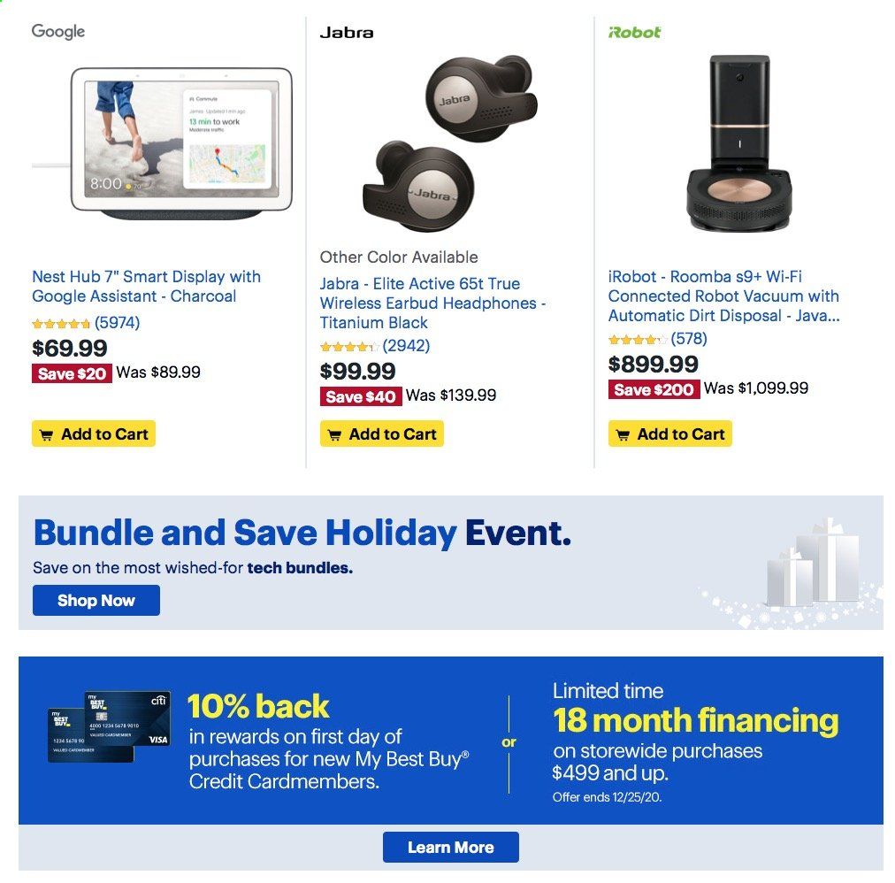 Best Buy Weekly Ad Flyer December 7 to December 10