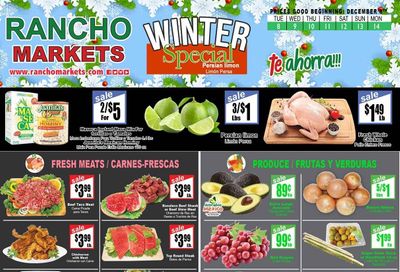 Rancho Markets Weekly Ad Flyer December 8 to December 14