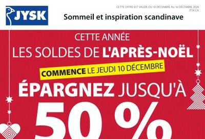 JYSK (QC) Flyer December 10 to 16