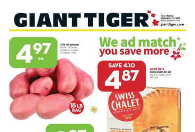 Giant Tiger (West) Flyer December 9 to 15