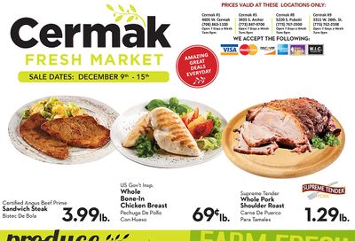 Cermak Fresh Market (IL) Weekly Ad Flyer December 9 to December 15, 2020