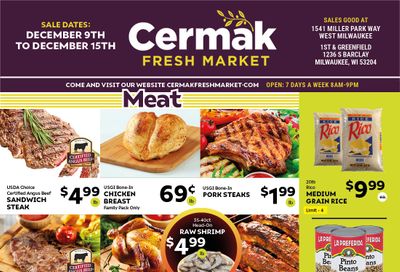 Cermak Fresh Market (WI) Weekly Ad Flyer December 9 to December 15, 2020
