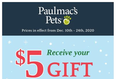 Paulmac's Pets Flyer December 10 to 24