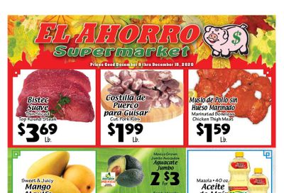 El Ahorro Supermarket Weekly Ad Flyer December 9 to December 15, 2020