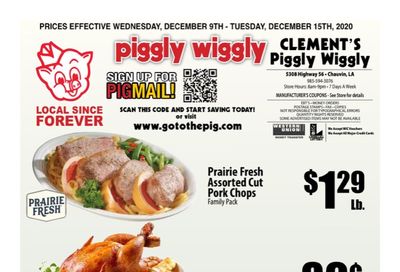 Piggly Wiggly (LA) Weekly Ad Flyer December 9 to December 15, 2020