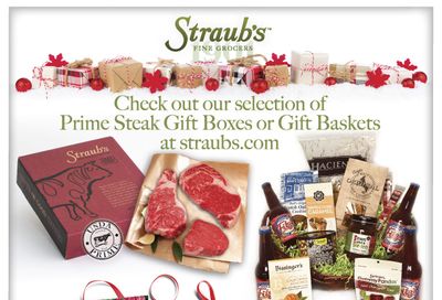 Straub's Holiday Sales Ad Flyer December 9 to December 24, 2020