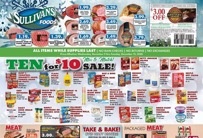 Sullivan's Foods Weekly Ad Flyer December 9 to December 15, 2020