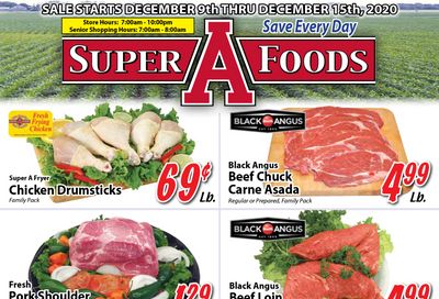 Super A Foods Weekly Ad Flyer December 9 to December 15, 2020