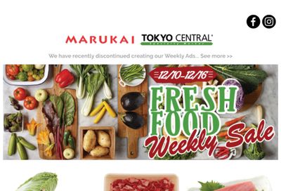 Marukai Weekly Ad Flyer December 10 to December 16, 2020