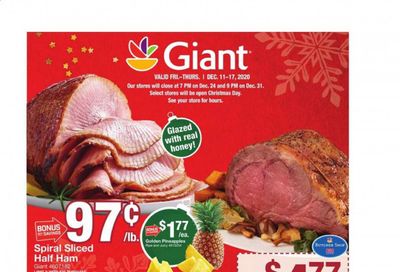 Giant Food Weekly Ad Flyer December 11 to December 17